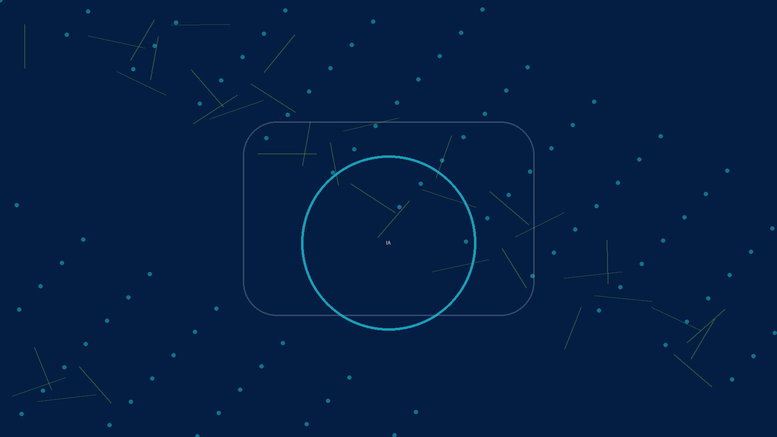 Visualització conceptual de governança d'intel·ligència artificial